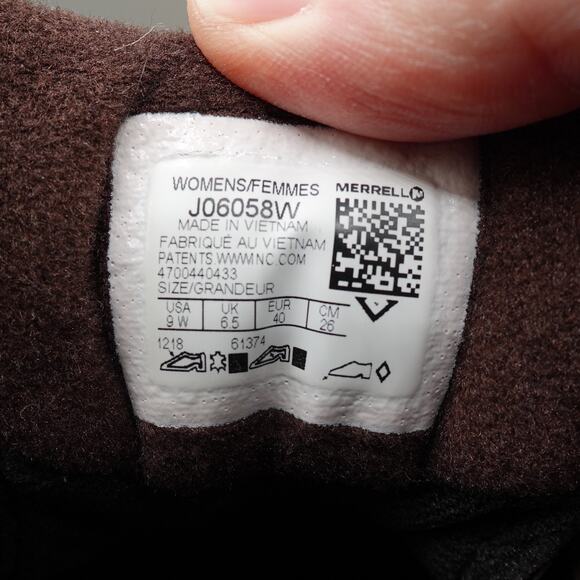 Merrell Boots Womens 9W Moab 2 Waterproof Bungee Cord Mid Hiking WJ06058W EUC - Picture 8 of 9